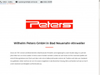 peters-online.com Webseite Vorschau