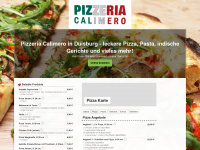 pizza-calimero.de Webseite Vorschau
