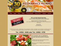 pizzaservice-milano.de Webseite Vorschau