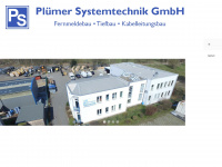 pluemersystemtechnik.de Webseite Vorschau