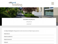 sihlparkholding.ch Webseite Vorschau