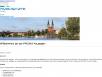 prowa-neuruppin.de Webseite Vorschau