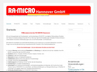 ra-micro-hannover.de Webseite Vorschau