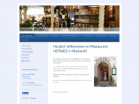 restaurant-hermes-marbach.de Webseite Vorschau