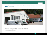 roeth-landtechnik.de Webseite Vorschau