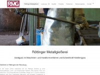 roettinger-metallgiesserei.de Webseite Vorschau