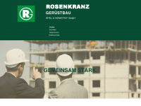 rosenkranz-geruestbau.de Webseite Vorschau