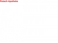 rotach-apotheke.de Webseite Vorschau