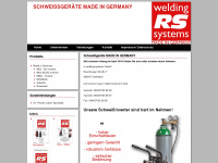 rsweldingsystems.com Webseite Vorschau