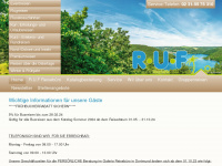 ruf-touristik.de Webseite Vorschau