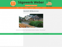 saegewerk-weber.de Webseite Vorschau