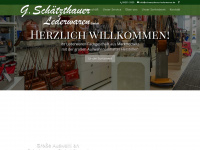 schaetzthauer-lederwaren.de Webseite Vorschau