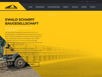 scharff-strassenbau.de Webseite Vorschau