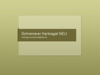 schreinerei-hartnagel.com Webseite Vorschau