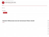 schreinerei-peters.de Webseite Vorschau