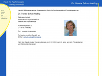 dr-renate-schulz-weiling.de Webseite Vorschau