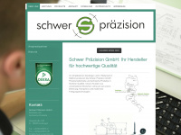 schwer-praezision.de Webseite Vorschau