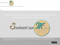 seehotel-zur-muenz.de Webseite Vorschau