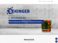 sekinger-druckmaschinen.de Webseite Vorschau