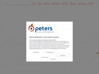 shk-peters.de Webseite Vorschau