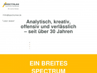 spectrumww.de Webseite Vorschau