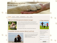 hundeschulemuenchen.de Webseite Vorschau