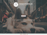 dogs-in-berlin.com Webseite Vorschau