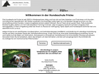 hundeschule-fricke.de Webseite Vorschau
