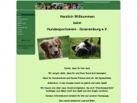 hundesportverein-gnarrenburg.de Webseite Vorschau