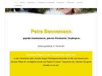 petra-bennemann.de Webseite Vorschau