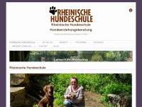 rheinische-hundeschule.de Webseite Vorschau