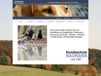hundeschule-naumann.de Webseite Vorschau
