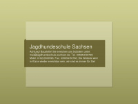 jagdhundeschule-sachsen.de Webseite Vorschau
