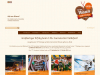 cannstatter-volksfest.de Webseite Vorschau