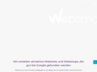 webtimal.ch Webseite Vorschau