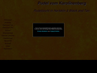 pudel-vom-karolinenberg.de Webseite Vorschau