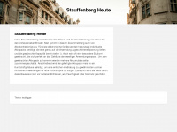 stauffenberg-heute.de Webseite Vorschau