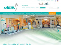 stinus-orthopaedie.de Webseite Vorschau