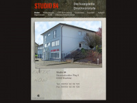 studio84gmbh.de Webseite Vorschau