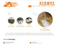 stumpf-polstergestelle.de Webseite Vorschau