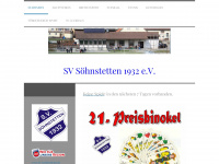 sv-soehnstetten.de Webseite Vorschau
