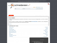 die-schneidereien.ch Webseite Vorschau