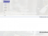 thoenes-cnc.de Webseite Vorschau