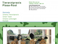 tierarztpraxis-plasa-rost.de Webseite Vorschau