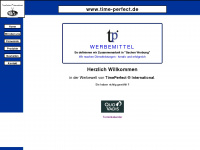 time-perfect.de Webseite Vorschau