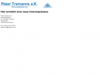 tremanns.com Webseite Vorschau