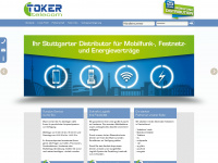 toker-telecom.de Webseite Vorschau