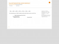 wachtmeister.de Webseite Vorschau