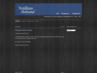 waldhaus-hollsand.de Webseite Vorschau