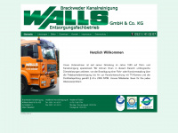 walls-kanalreinigung.de Webseite Vorschau